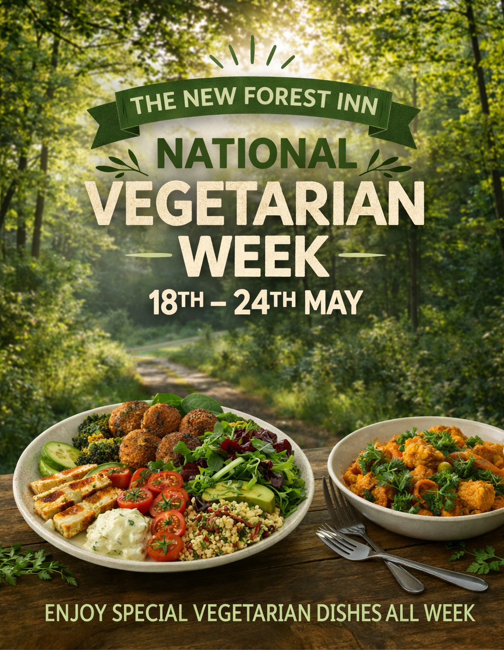 National Vegetarian Week at The New Forest Inn
